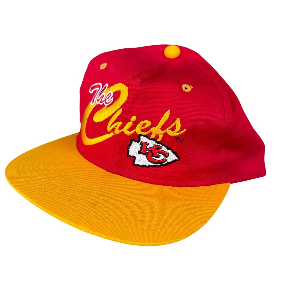 VTG Drew Pearson Team NFL Snapback Baseball Cap Hat - Kansas City “The Chiefs”